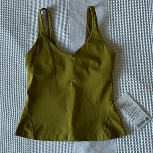 NWT - Lululemon - ‘Align Waist-Length Tank Top *A/B’ - Auric Gold - Size 6